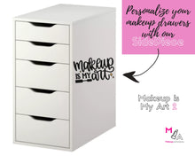 Load image into Gallery viewer, SIDE PIECE DECAL:  Makeup Vanity Decal Sticker