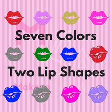 Load image into Gallery viewer, LIPS DECAL SET:  Lots of Lip Makeup Wall Decal Stickers