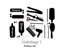 Load image into Gallery viewer, HAIROLOGY DECAL SET:  Hair Vanity Stickers Decals Organization Set of Decals